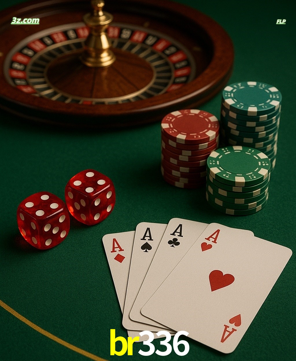 Cassino online br336 com jogos de mesa: roleta, dados, pôquer e fichas